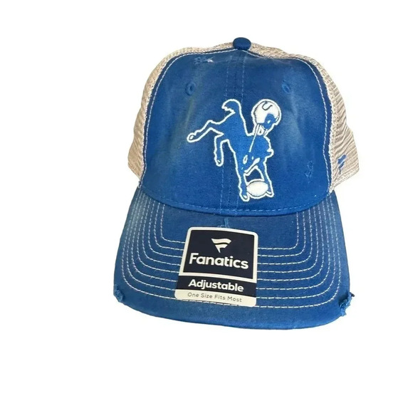 Fanatics NFL Vintage Collection Indianapolis Colts Baseball Cap One Size - Picture 1 of 4